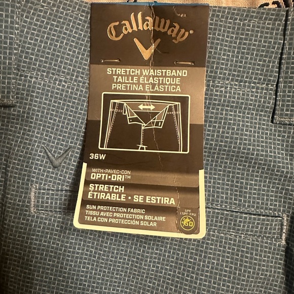 Callaway Men's Blue Shorts - Picture 2 of 5